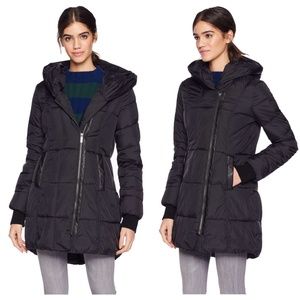 french connection asymmetrical coat